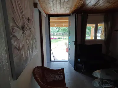 Coin salon dans l'établissement Maison Lisa Maria