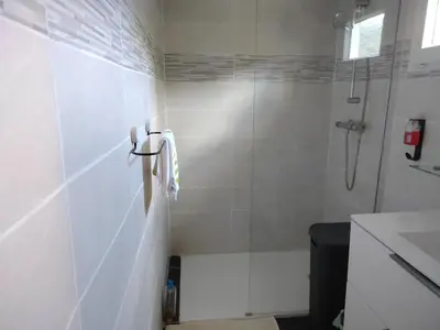 Salle de bains dans l'établissement Maison Lisa Maria