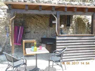Terrasse ou espace extérieur de l'établissement Les Bergeries 