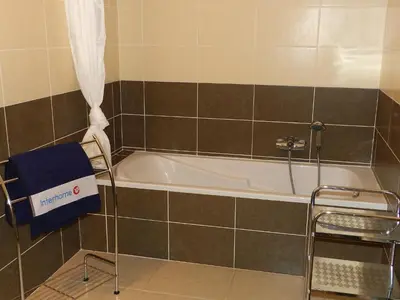Salle de bains dans l'établissement Apartment Lup - Les terrasses d'Alistro by Interhome