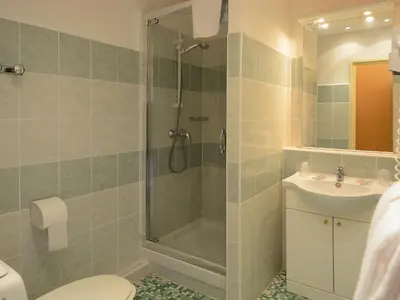 Salle de bains dans l'établissement U Libecciu