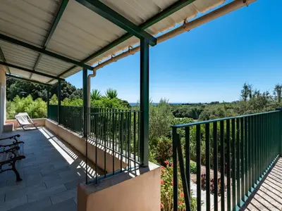 Balcon ou terrasse dans l'établissement Holiday Home Maison Gerard by Interhome