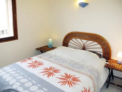 Un ou plusieurs lits dans un hébergement de l'établissement Apartment Résidence Posidonie Hollywood by Interhome
