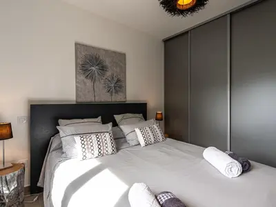 Un ou plusieurs lits dans un hébergement de l'établissement Holiday Home Villa Marie-Jo by Interhome