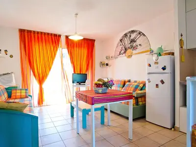 Un ou plusieurs lits dans un hébergement de l'établissement Apartment Suarella-1 by Interhome