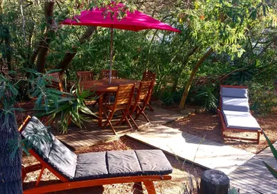 Jardin de l'établissement Casa Orsoni