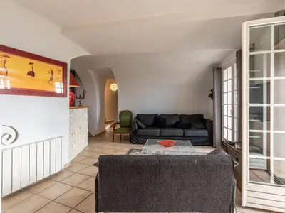Coin salon dans l'établissement Apartment Casa Marcelli by Interhome
