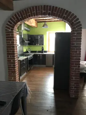 Cuisine ou kitchenette dans l'établissement Appartement L'Ile-Rousse