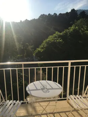 Vue générale sur la montagne ou vue sur la montagne depuis le B&B/chambre d'hôtes