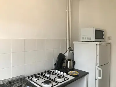 Cuisine ou kitchenette dans l'établissement Pascal Paoli