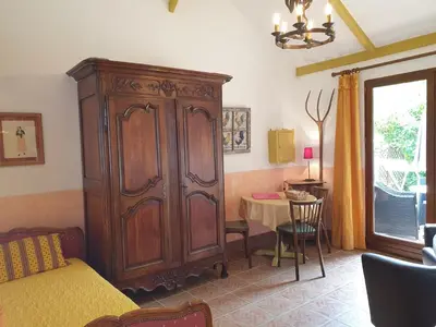 Coin salon dans l'établissement Résidence Le Home