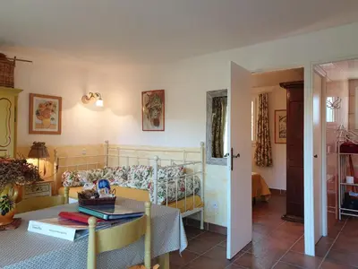 Coin salon dans l'établissement Résidence Le Home