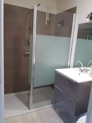 Salle de bains dans l'établissement Casa Inde Noi