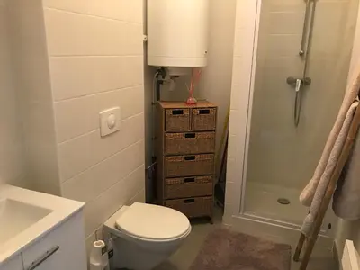 Salle de bains dans l'établissement Panate