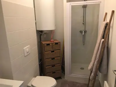 Salle de bains dans l'établissement Panate