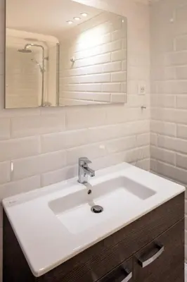 Salle de bains dans l'établissement Résidence Marina Bianca