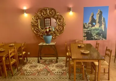 Restaurant ou autre lieu de restauration dans l'établissement Logis Hotel Le Lonca