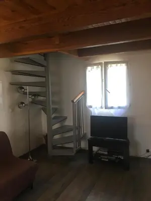 Télévision ou salle de divertissement dans l'établissement Villa Mer Et Montagne