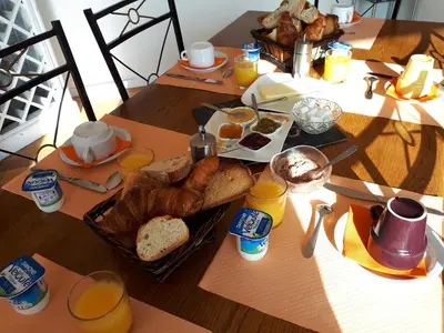 Nourriture dans le B&B/chambre d'hôtes ou à proximité