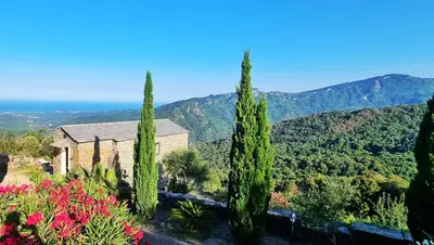 Paysage naturel près de la maison de vacances