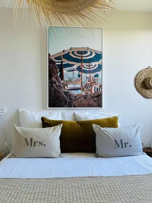 Un ou plusieurs lits dans un hébergement de l'établissement Villa Lutèce - Casadibastia - Vue mer