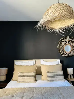 Un ou plusieurs lits dans un hébergement de l'établissement Villa Lutèce - Casadibastia - Vue mer