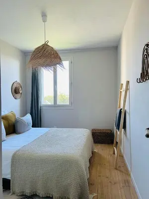Un ou plusieurs lits dans un hébergement de l'établissement Villa Lutèce - Casadibastia - Vue mer