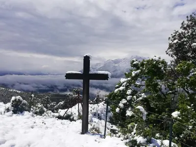 L'établissement Parfumu Di Celu en hiver