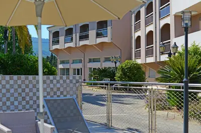 Balcon ou terrasse dans l'établissement Hotel Poretta