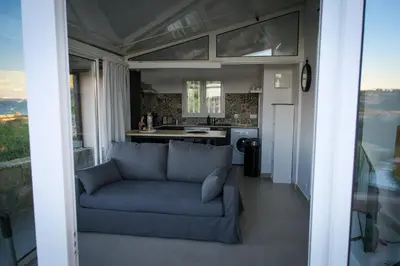 Coin salon dans l'établissement Villa U Mulinu