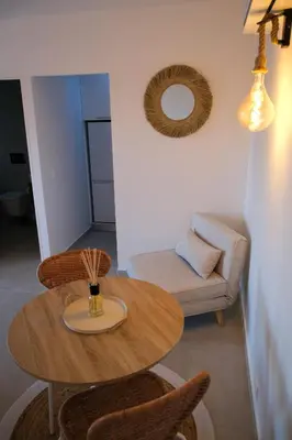 Coin salon dans l'établissement Villa U Mulinu