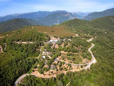 Paysage naturel près de la maison de vacances