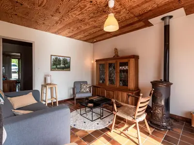 Coin salon dans l'établissement Holiday Home Svyntha by Interhome