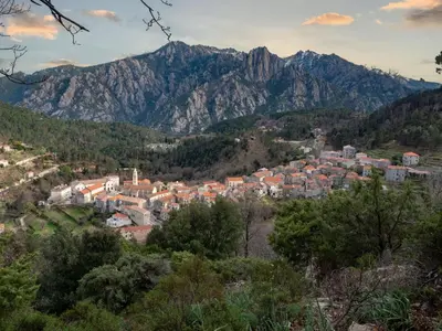 Paysage naturel près de la maison de vacances