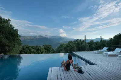Paysage naturel près de l'hôtel