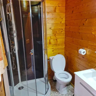 Salle de bains dans l'établissement Funtana a l'Ora