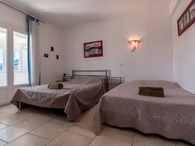 Un ou plusieurs lits dans un hébergement de l'établissement Holiday Home La Cerisaie by Interhome