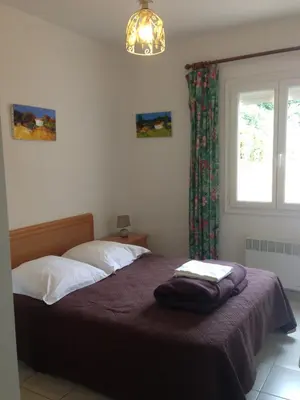 Un ou plusieurs lits dans un hébergement de l'établissement Villa Romarin