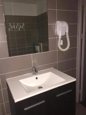 Salle de bains dans l'établissement Le monte rosso