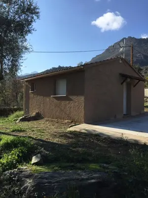 Vue générale sur la montagne ou vue sur la montagne depuis la maison de vacances