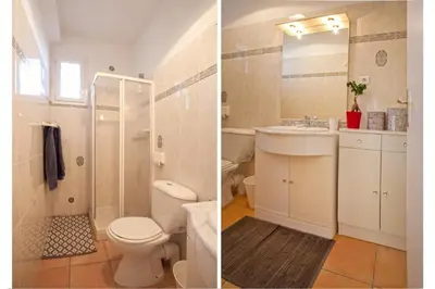 Salle de bains dans l'établissement Casa Gentile