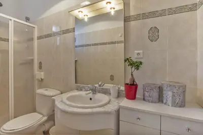 Salle de bains dans l'établissement Casa Gentile