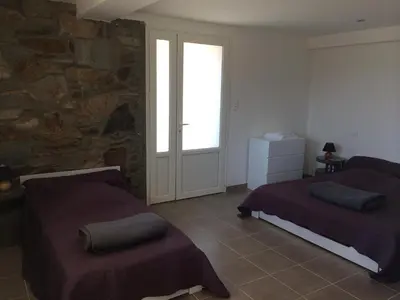 Un ou plusieurs lits dans un hébergement de l'établissement Casa Suprana