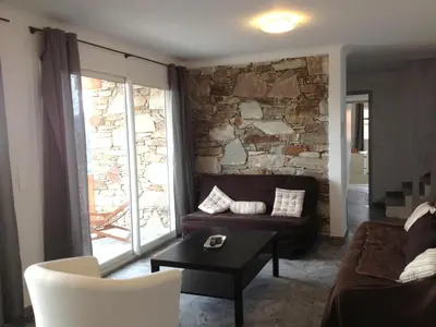 Coin salon dans l'établissement Casa Suprana