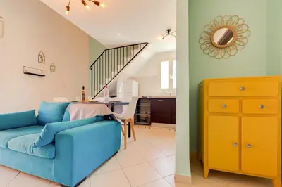 Coin salon dans l'établissement Terrazza Soli Mare