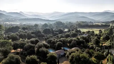 Paysage naturel près de la maison de vacances