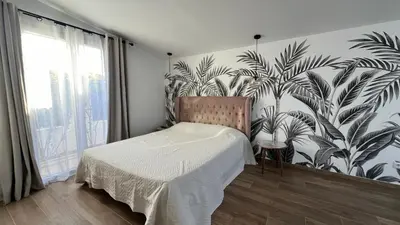 Un ou plusieurs lits dans un hébergement de l'établissement Villa Altea- Lido Marana - piscine privée exclusive - plage à pied - 3 bedrooms house - private swimming pool - beach access on foot