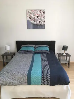 Un ou plusieurs lits dans un hébergement de l'établissement APPARTEMENT ERNELLA