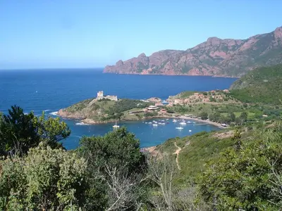Paysage naturel près de la villa