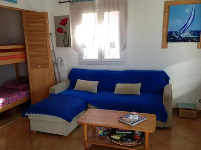 Coin salon dans l'établissement La Giraglia